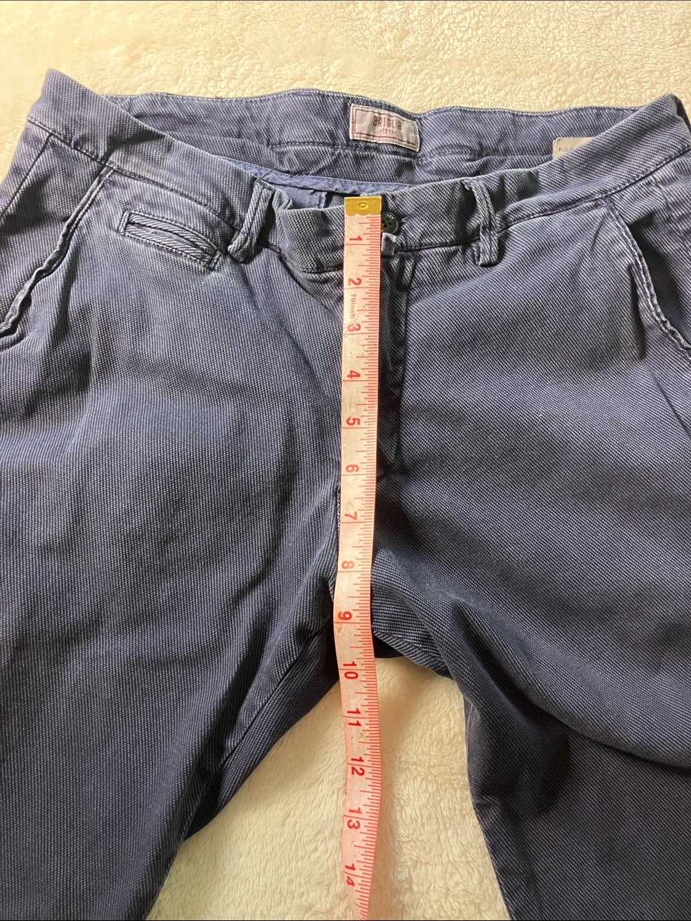 Men's Navy Blue Jeans - Classic Straight Fit